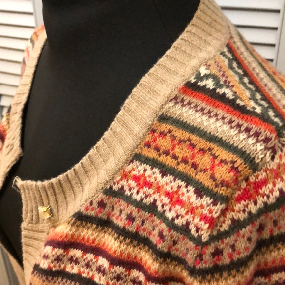 Talbots Multicolored Warm Fair Isle Sweater - Picture 5 of 12
